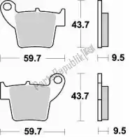 BR886CM46, Braking, Brake pad 886 cm46 brake pads sintered    , New