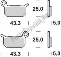 BR897CM44, Braking, Pastilha de freio 897 cm44 pastilhas de freio sinterizadas    , Novo