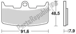 Here you can order the brake pad 895 cm55 brake pads sintered from Braking, with part number BR895CM55: