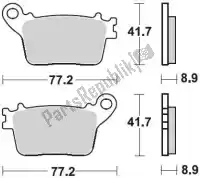 BR925CM56, Braking, Klocek hamulcowy 925 cm56 klocki hamulcowe spiekane    , Nowy