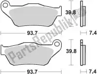 BR926SM1, Braking, Remblok 926 sm1 brake pads semi metallic    , Nieuw