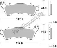 BR910CM55, Braking, Remblok 910 cm55 brake pads sintered    , Nieuw