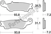 BR929CM46, Braking, Brake pad 929 cm46 brake pads sintered    , New