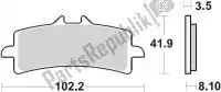 BR930CM66, Braking, Klocek hamulcowy 930 cm66 klocki hamulcowe pó?metaliczne    , Nowy