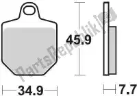 BR932CM55, Braking, Brake pad 932 cm55 brake pads sintered    , New