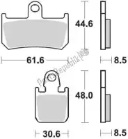 BR928CM55, Braking, Pastilla de freno 928 cm55 pastillas de freno sinterizadas    , Nuevo