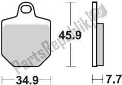 remblok 932 cm66 brake pads semi metallic van Braking, met onderdeel nummer BR932CM66, bestel je hier online: