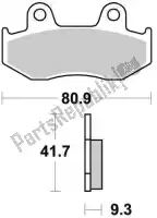 BR940CM44, Braking, Plaquette de frein 940 cm44 plaquettes de frein frittées    , Nouveau