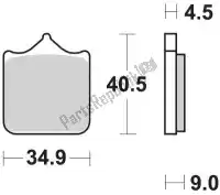 BR947CM55, Braking, Remblok 947 cm55 brake pads sintered    , Nieuw