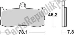 Here you can order the brake pad 941 cm66 brake pads semi metallic from Braking, with part number BR941CM66: