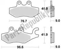 BR953SM1, Braking, Brake pad 953 sm1 brake pads semi metallic    , New