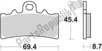 BR952CM55, Braking, Klocek hamulcowy 952 cm55 klocki hamulcowe spiekane    , Nowy