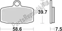 BR955CM44, Braking, Pastilha de freio 955 cm44 pastilhas de freio sinterizadas    , Novo