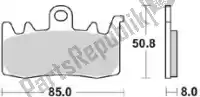 BR960CM55, Braking, Klocek hamulcowy 960 cm55 klocki hamulcowe spiekane    , Nowy