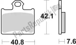 BRAKING BR949CM44 klocek hamulcowy 949 cm44 klocki hamulcowe spiekane - Dół