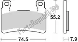 Qui puoi ordinare pastiglie freno 959 cm55 pastiglie freno sinterizzate da Braking , con numero parte BR959CM55: