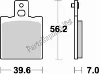 BR612SM1, Braking, Remblok 612 sm1 brake pads semi metallic    , Nieuw