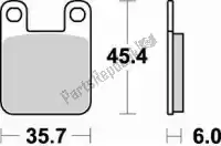 BR621SM1, Braking, Brake pad 621 sm1 brake pads semi metallic    , New