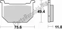 BR646SM1, Braking, Brake pad 646 sm1 brake pads semi metallic    , New