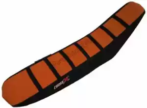 CROSS X M5183OBB housse de selle div, orange/noir/noir (rayures) - La partie au fond