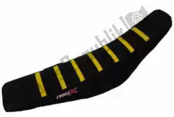 Ici, vous pouvez commander le housse de selle div, rayures noires/noires/jaunes auprès de Cross X , avec le numéro de pièce M3143BBY: