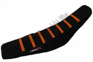 CROSS X M5143BBO funda de asiento div, negro/negro/naranja (rayas) - Lado inferior