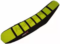M3083YBB, Cross X, Div seat cover, yellow/black/black stripes    , New