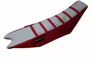 CROSS X M9123WRR housse de selle div, blanc/rouge/rouge (rayures) - La partie au fond