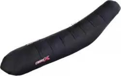 Here you can order the div seat cover, black (stripes) from Cross X, with part number M6163BBB:
