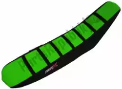 Ici, vous pouvez commander le housse de selle div, vert/noir/noir (rayures) auprès de Cross X , avec le numéro de pièce M2203GBB: