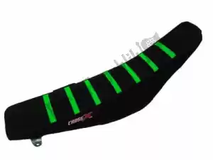 CROSS X M2133BBG div seat cover, black/black/green (stripes) - Bottom side