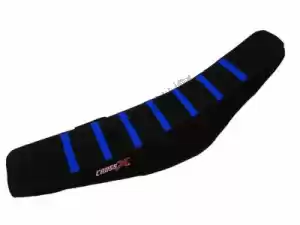 CROSS X M4153BBBL div seat cover, black/black/blue (stripes) - Bottom side