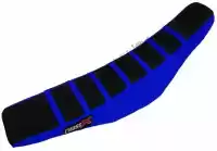 M6203BBLBL, Cross X, Funda de asiento div, negro/azul/azul (rayas)    , Nuevo