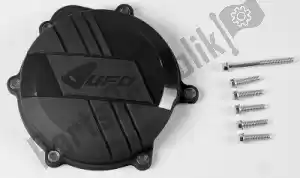 UFO AC02414 couvercle d'embrayage besch honda noir - La partie au fond