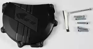 UFO AC02419 besch clutch cover kawasaki black - Onderkant