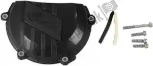 UFO AC02426 besch clutch cover ktm black - Onderkant