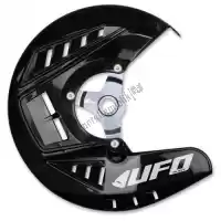 HO04677001, UFO, Besch front disc cover alu honda black    , Nieuw