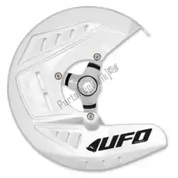 Here you can order the front disc guard, white from UFO, with part number SU04936041: