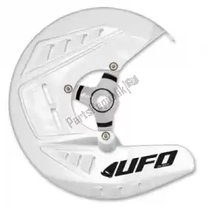 UFO SU04936041 front disc guard, white - Bottom side