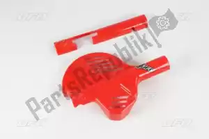 UFO HO02605061 protect disc honda red - Bottom side