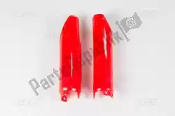 Here you can order the fork slider protectors, 92-99 cr red from UFO, with part number HO02647067: