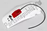 HO02650041, UFO, Mudguard rear honda white    , New