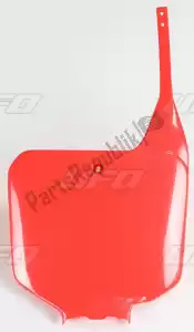 UFO HO02674070 np front number honda red - Bottom side