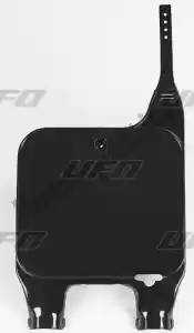 UFO HO02683001 front number plate, black - Bottom side
