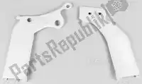 HO03606041, UFO, Besch frame guard honda white    , Nieuw