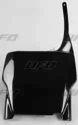 Here you can order the front number plate, black from UFO, with part number HO03633001: