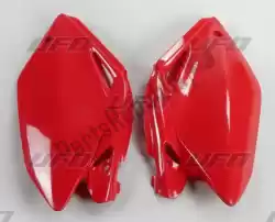 Here you can order the panel set side panels honda red from UFO, with part number HO03635070: