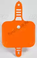 HO03642127, UFO, Front number plate, orange    , New