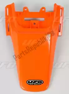 UFO HO03645127 guardabarros trasero honda naranja - Lado inferior