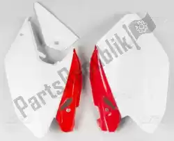 Here you can order the side panels, white/red from UFO, with part number HO03647W: